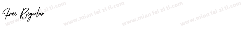 Free Regular字体转换